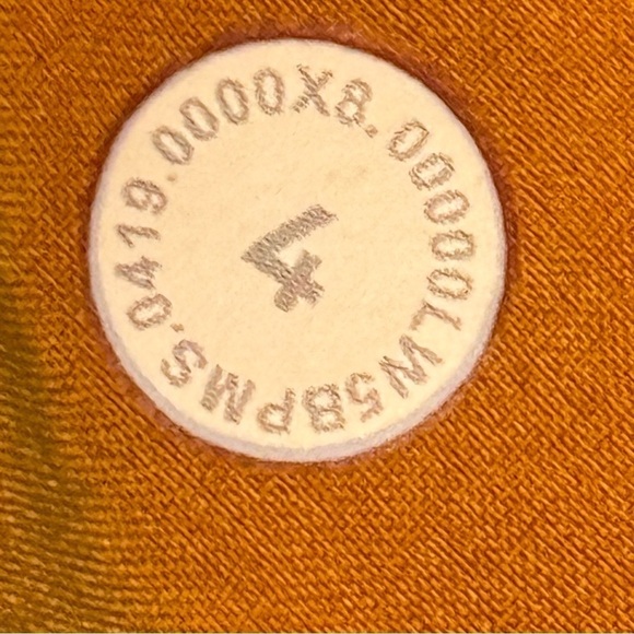 LULULEMON •4• On The Fly 7/8 Pants Woven Drawstring Yoga Fools Gold EXC COND - Picture 9 of 9